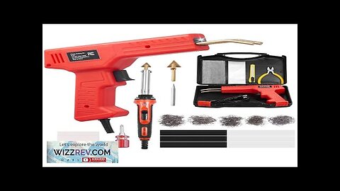 Plastic Welder Kit 100W Plastic Welder Gun and Iron 1000 Staples&60 Rods Review