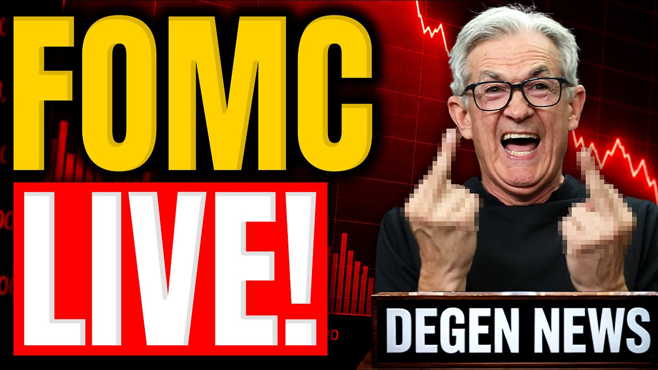 LIVE! Powell Speech & FOMC Fed Rate Decision