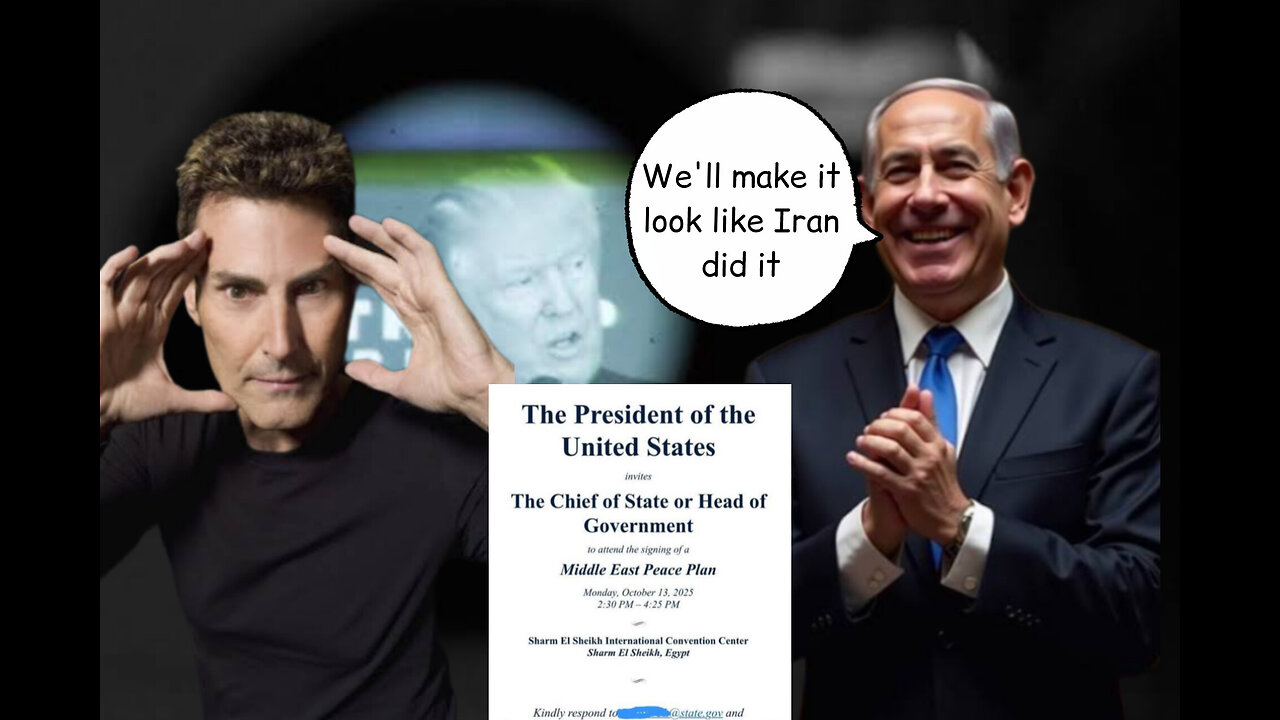 Uri Geller Warns Trump Not To Go To Sharm El-Sheikh-Where The Middle East Peace Plan Is To Be Signed