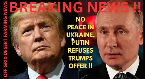 Breaking News!! Putin Turns Down Trump’S Offer, Trump Boosting Ukraine’S Military For War!