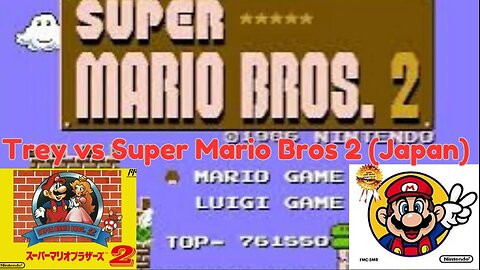 Super Mario Bros 2 JAPAN (1986) - Full Gm Walkthrough (SNES 1993) - The Game Too Hard For Americans!