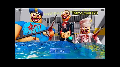 NIGHTMARE WATER MODE! BARRY'S PRISON RUN! A lot of Nightmare MR FUNNY, PAPA PIZZA (#Obby) #Roblox
