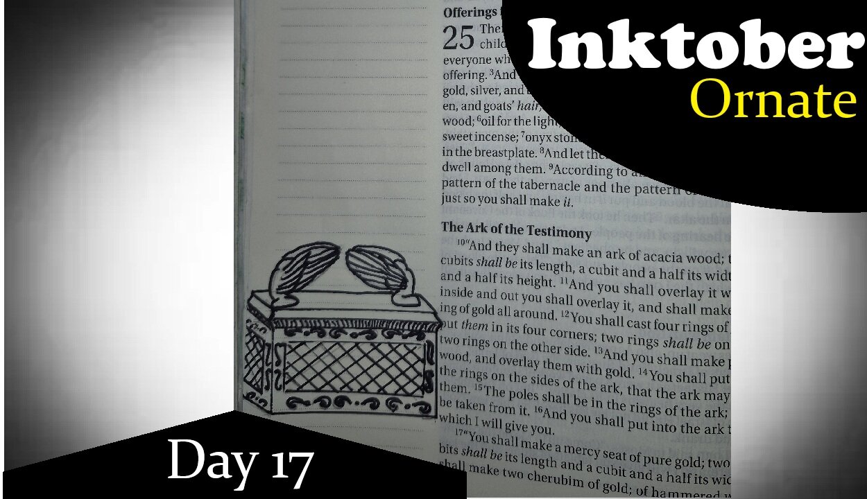 Inktober Day 17 - ornate
