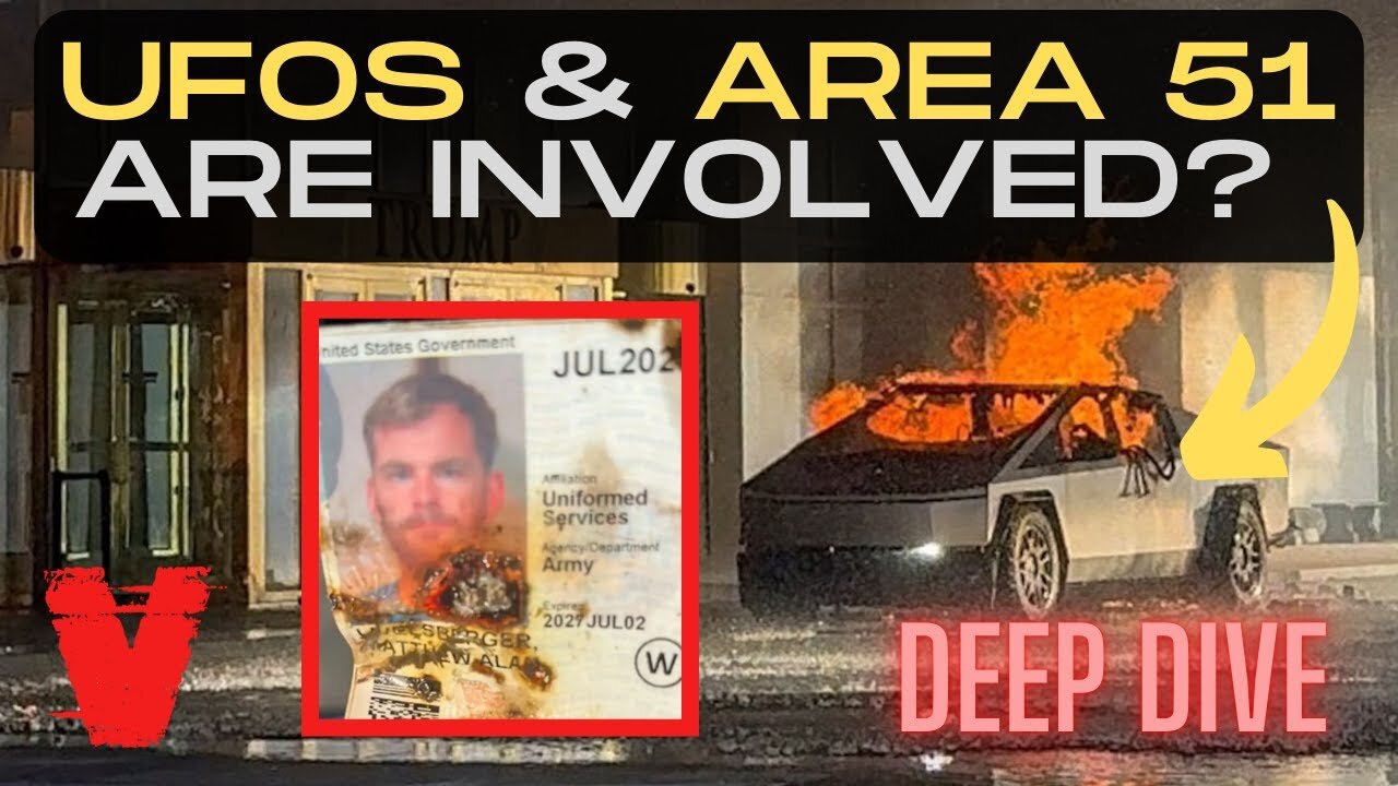 Las Vegas Cybertruck Bomber - Deep Dive into alleged Manifesto including UFO Area51