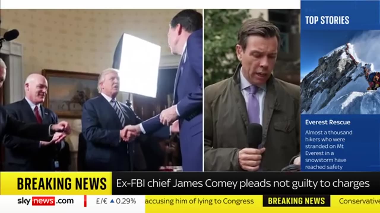 Ex-FBI director James Comey pleads not guilty to charges