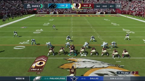 1964 WASHINGTON VS Madden 21 I Franchise WEEK 16 WASHINGTON VS CAROLINA