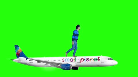 Magic Dekho-34-Standing On Plane Green