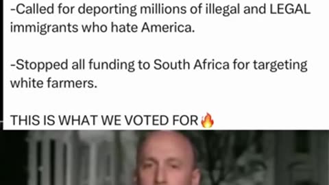 This is what I voted for