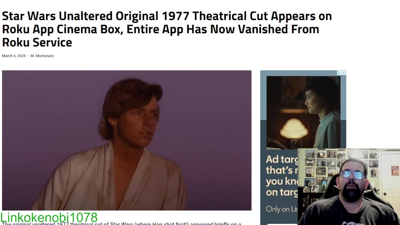 Roku Eliminated Cinema Box App As Soon As They Showed Star Wars Original Theatrical Movie