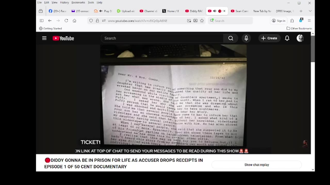 DIDDY GONNA BE IN PRISON FOR LIFE AS ACCUSER DROPS RECEIPTS IN EPISODE 1 OF 50 CENT DOCUMENTARY