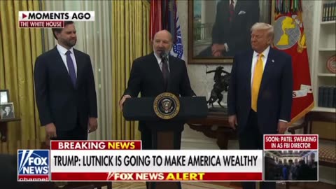 HARRY LUTNICK SWORN IN AS COMMERCE SECRETARY