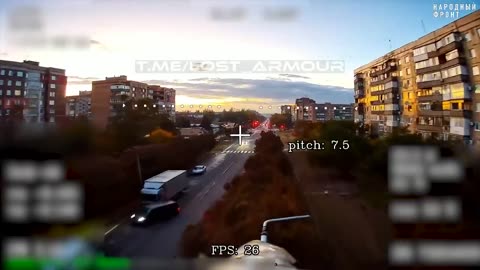 Russian Armed Forces drones using fiber optics are already flying into Kramatorsk. 