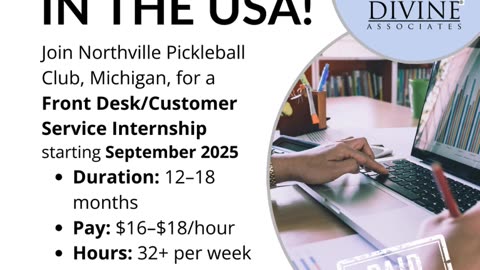 Launch Your Career with a Paid Internship in the USA – via Divine Associates Ltd