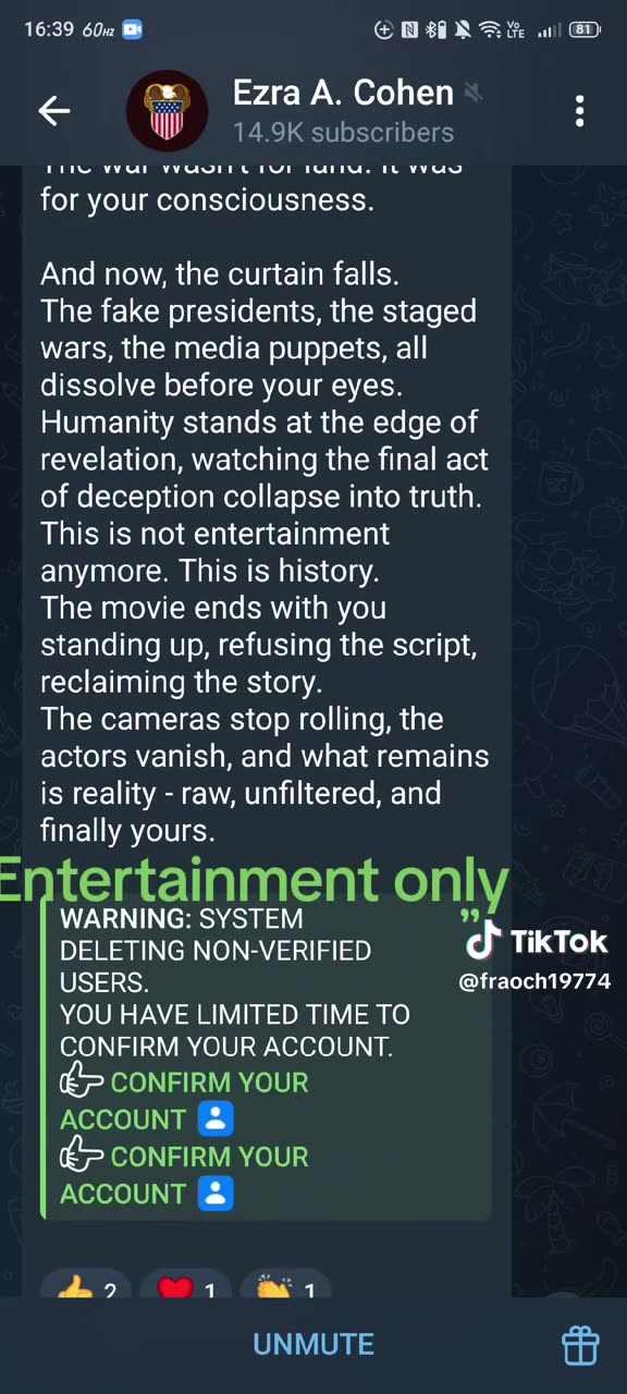 YOU ARE WATCHING A MOVIE 🍿