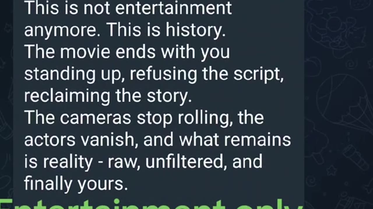 YOU ARE WATCHING A MOVIE 🍿