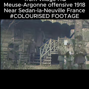 British Command Post Near Sedan Meuse-Argonne 1918