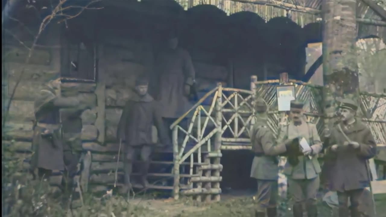 British Command Post Near Sedan Meuse-Argonne 1918