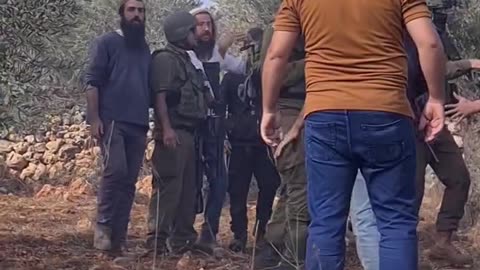 “Israeli settler militias, operating under army cover, harass and intimidate Palestinian farmers”