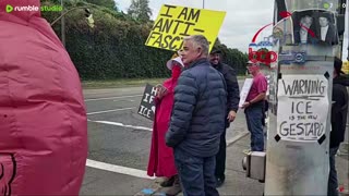 BREAKING ANTIFA ATTACKS ICE FACILITY