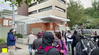 BREAKING ANTIFA ATTACKS ICE FACILITY