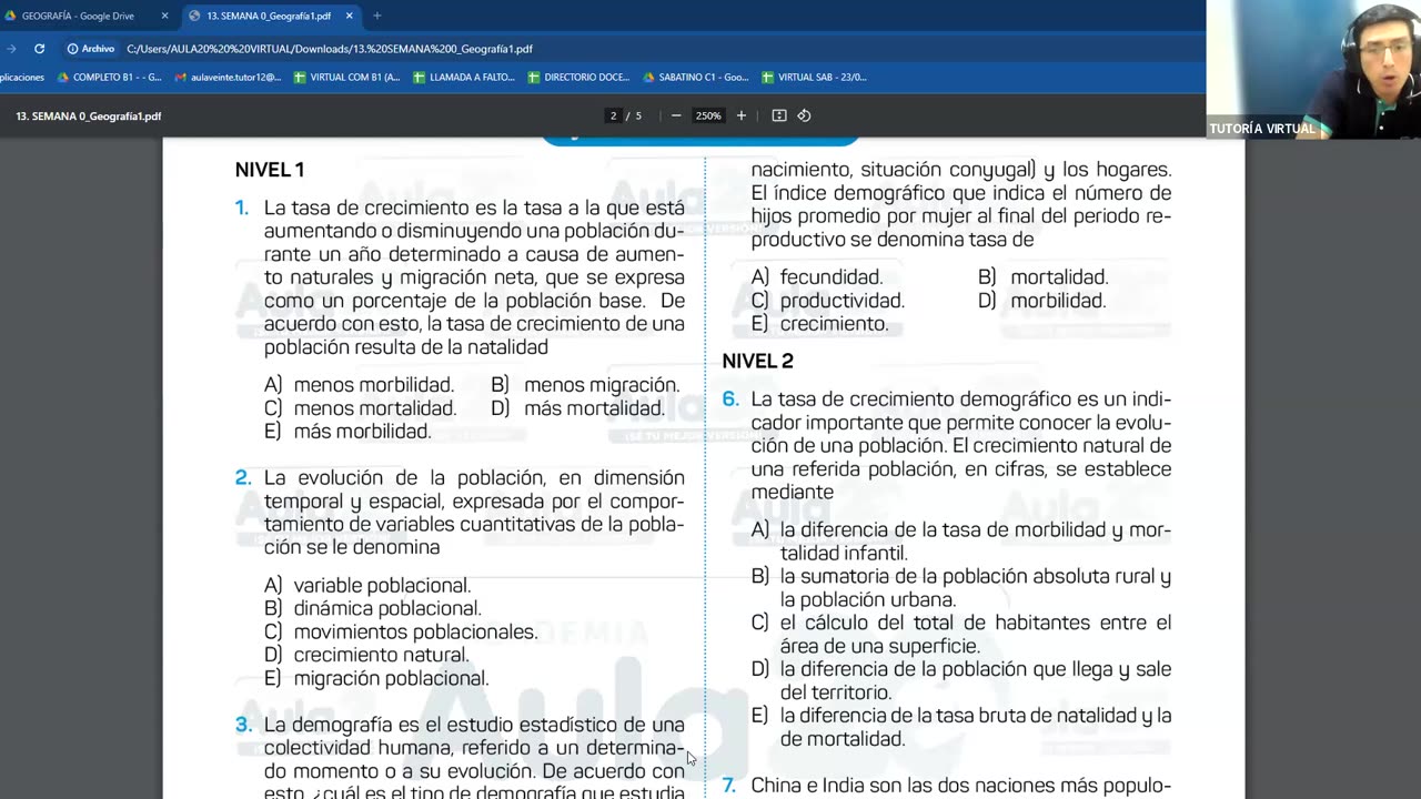 AULA 20 REGULAR 2025 - 1 | Introductorio III | Geografía