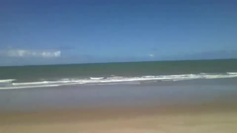 A view of the open sea on the beach, very extensive around the coast [Nature & Animals]
