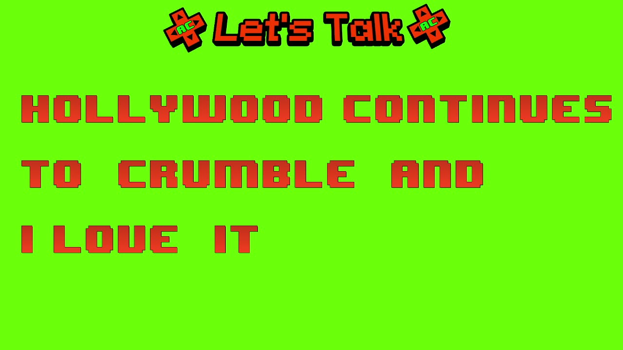 Hollywood Continues To Crumble And I Love It!