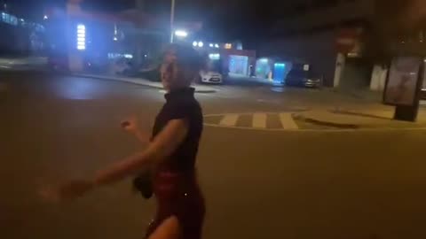 This tgirl in the street
