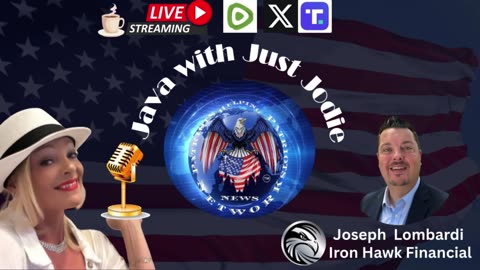 Java with Just Jodie and Joe Lombardi! The sauce on Israel and Charlie Kirk,Peace in the middle east, and Military Control