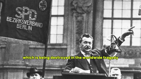 Hitler Debate With Opponets In Reichtag Over The Enabling Act.