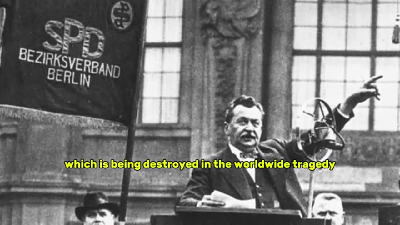 Hitler Debate With Opponets In Reichtag Over The Enabling Act.