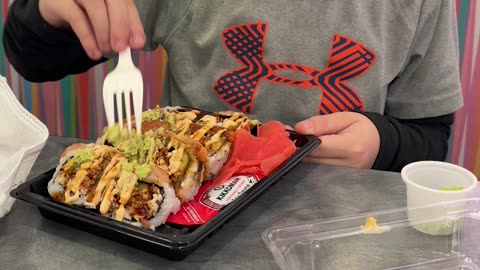 Son Regrets Slathering Wasabi On Sushi