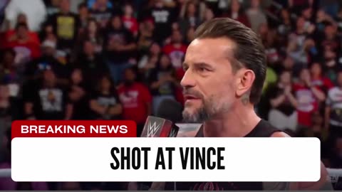 CM Punk Takes Shot At Vince On Raw