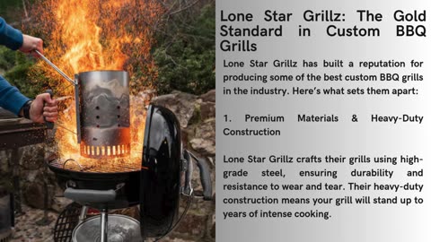 Custom BBQ Grills: Elevate Your Outdoor Cooking with Lone Star Grillz