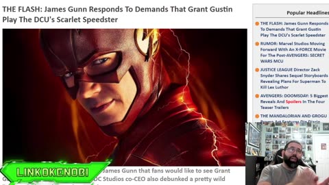 James Gunn Responds To A Comment About Grant Gustin To Be The Flash In The DCU