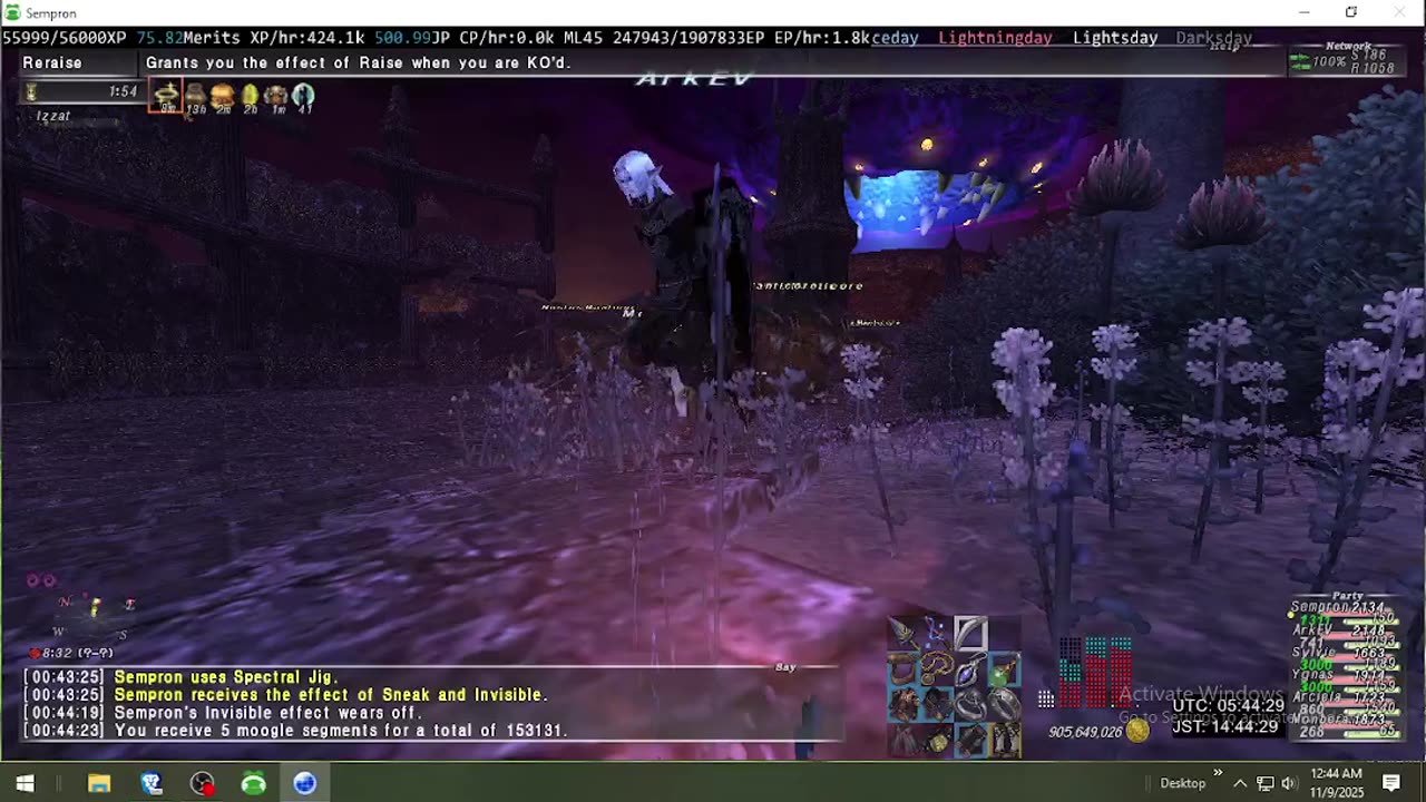 Playing Final Fantasy XI Online