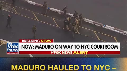 Nicolas Maduro was just hauled out of a helicopter in NYC to face criminal