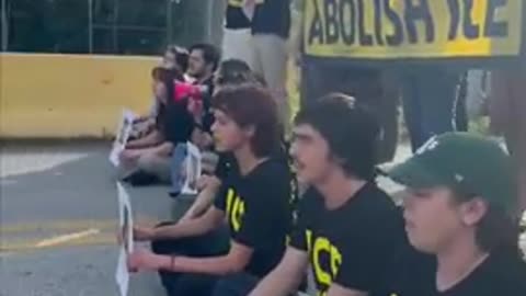 Fat Leftist arrested for blocking road near Alligator Alcatraz