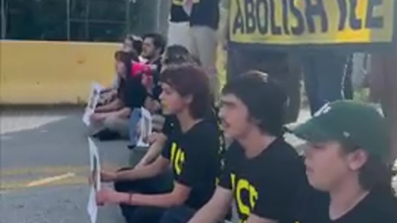Fat Leftist arrested for blocking road near Alligator Alcatraz
