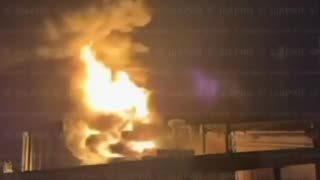 🔥🇷🇺 Ukraine Russia War | Fire in Kamainske, Dnipropetrovsk Oblast After Geran-2 Strike | RCF