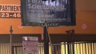 😂🐧 Penguin Takes Over Scientology Billboard! | FunFM