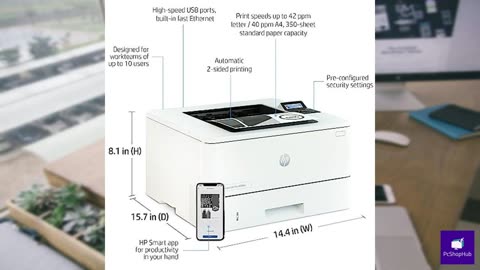 Broage NewHP Jet-Laser Pro 4001-dw Wireless Monochrome Laser Printer