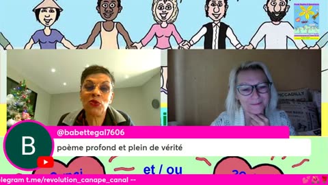 Nous sommes des poètes 23/12/25 Nathalie et Leelou.❤️🌹❤️🌹