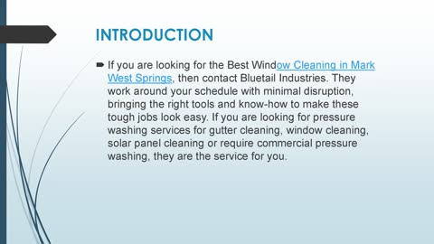 Best Window Cleaning in Mark West Springs