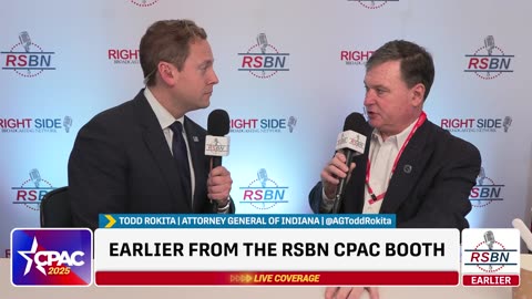 WATCH: AG Todd Rokita's Full Interview with RSBN's Robert McNeily at CPAC 2025