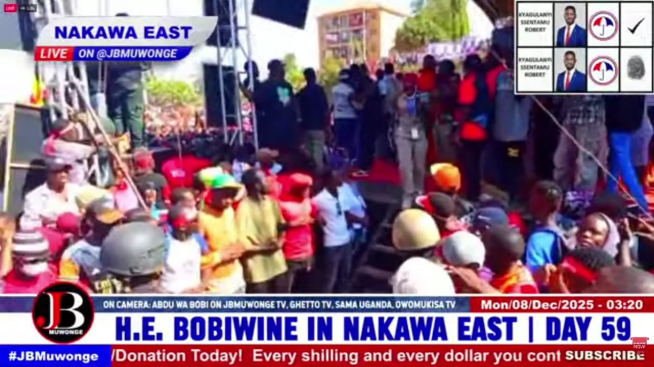 Bobi Wine Heads to NAKAWA EAST & NAKAWA WEST