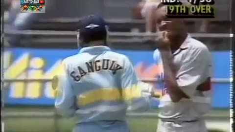 Ganguly’s Debut Innings vs West Indies – Unlucky Dismissal!