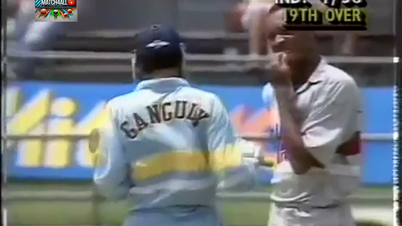 Ganguly’s Debut Innings vs West Indies – Unlucky Dismissal!