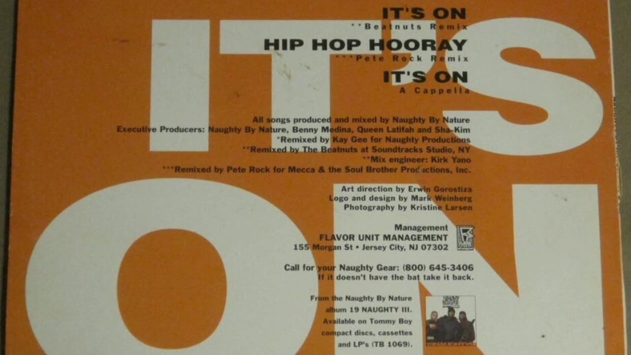 Naughty By Nature _ Hip Hop Hooray (Pete Rock RMX) #remastered #2024