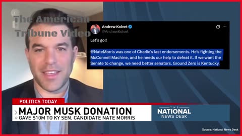 Elon Musk Spends Millions to Back MAGA Senate Candidate Who Will Replace RINO Mitch McConnell